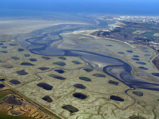 Baie d'Authie et commune de Berck-Plage