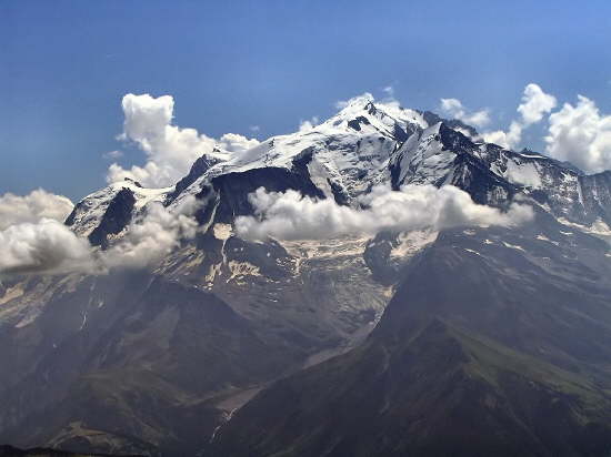 en approche du Mont Blanc