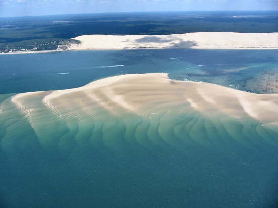 La dune du Pyla et le banc dArguin